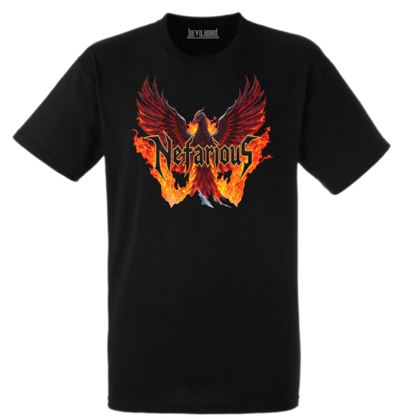 Nefarious Logo T Shirt - DEVILHORN