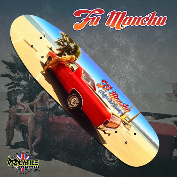 Fu-Manchu California Crossing old school skateboard