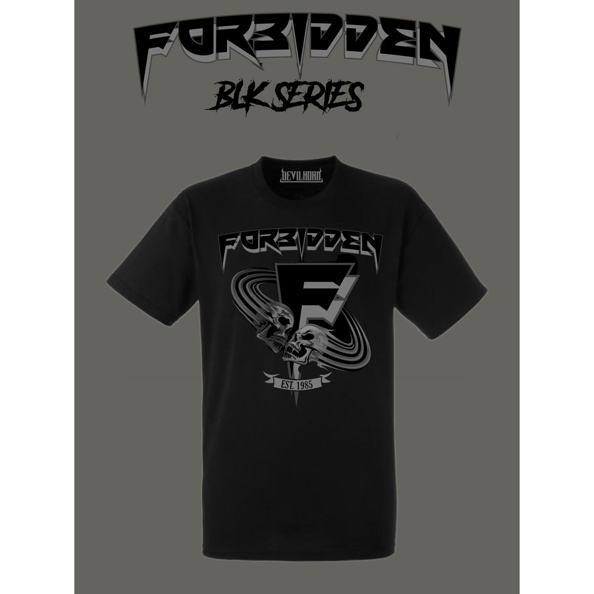 FORBIDDEN BLK SERIES LOGO T SHIRT