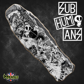 Subhumans Limited Edition Exclusive Shaped Skateboard Deck (Pre Order)
