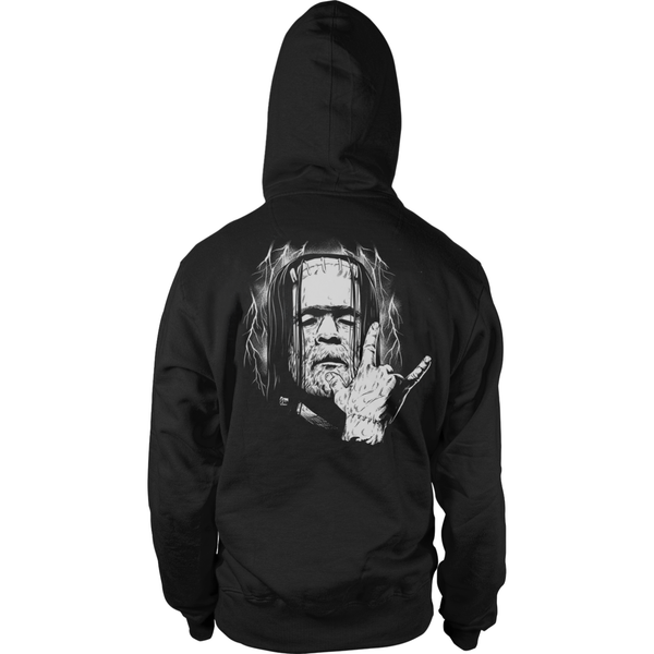 FRANKENMETAL Mens Devilhorn metal t Hoodie - DEVILHORN