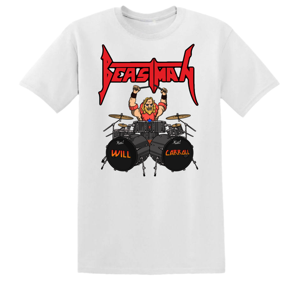 Will Carroll "BEAST MAN" Signature mens T shirt - DEVILHORN