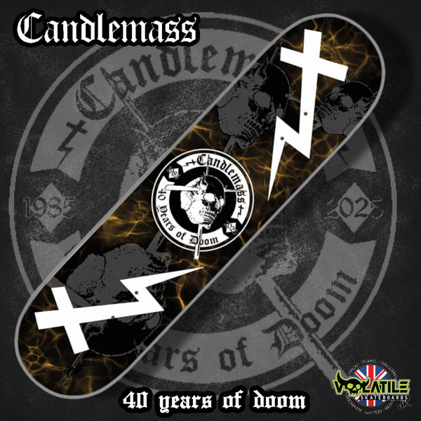 CANDLEMASS X VOLATILE SKATEBOARDS (Pre Order)