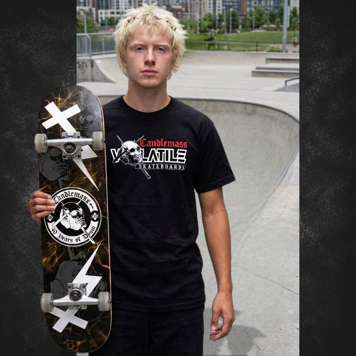 CANDLEMASS X VOLATILE SKATEBOARDS (Pre Order) - DEVILHORN