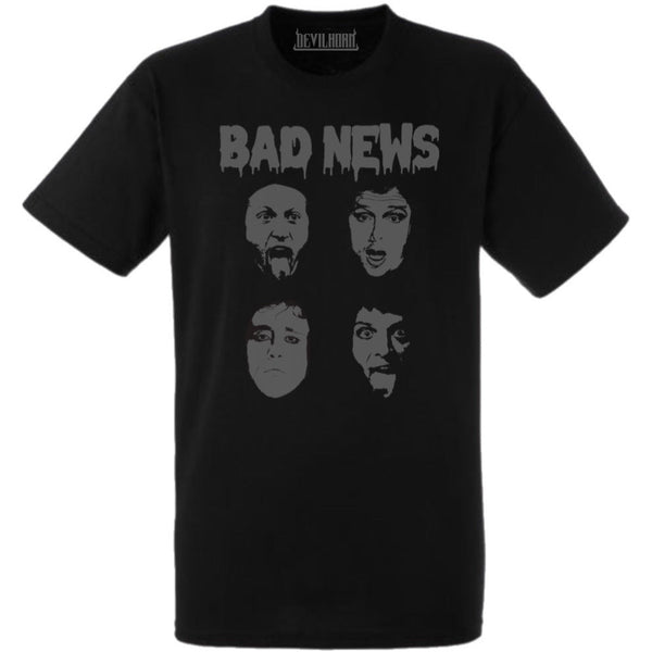 BAD NEWS mens t shirt - DEVILHORN