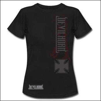 Ladies Iron Cross T shirt. - DEVILHORN