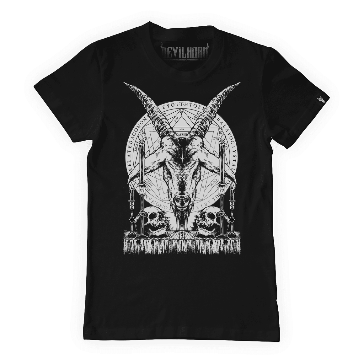 PENTAGRAM T SHIRT Mens Devilhorn metal t shirt - DEVILHORN