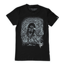 TED AGUILAR "TED'S NIGHTMARE" SIGNATURE mens t shirt - DEVILHORN